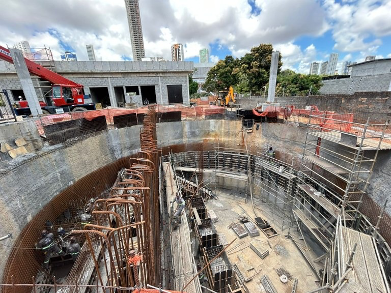 Cagepa interdita trecho de avenida em JP para obras da nova estação elevatória