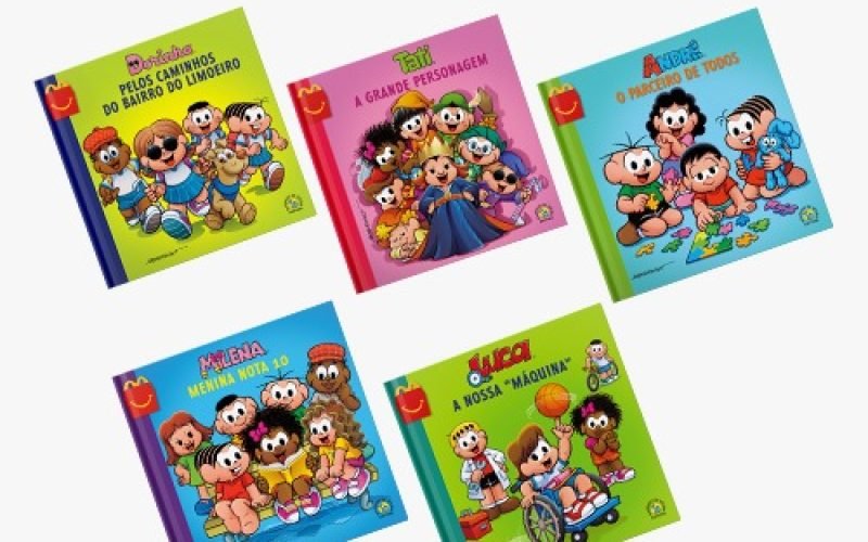 McLanche Feliz e Turma da Mônica se unem para incentivar leitura e inclusão entre crianças de todo o Brasil