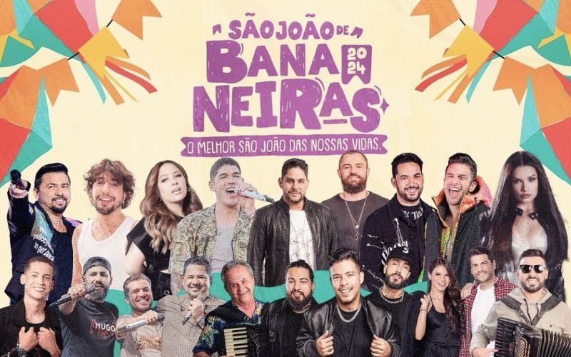 São João de Bananeiras terá Nattan, Xand Avião, Juliette e Jorge e Matheus; confira programação completa