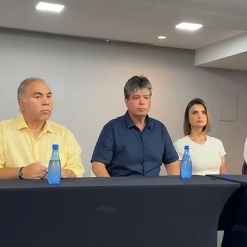 Em coletiva, Cartaxo, Queiroga e Ruy cobram intervenção de tropas federais durante eleições em JP