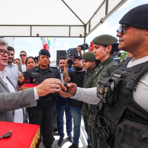 João Azevêdo entrega reforma e ampliação do Bope e novos equipamentos para as Forças de Segurança