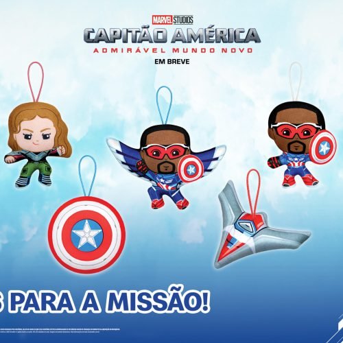 McLanche Feliz traz brinquedos de “Capitão América: Admirável Mundo Novo”