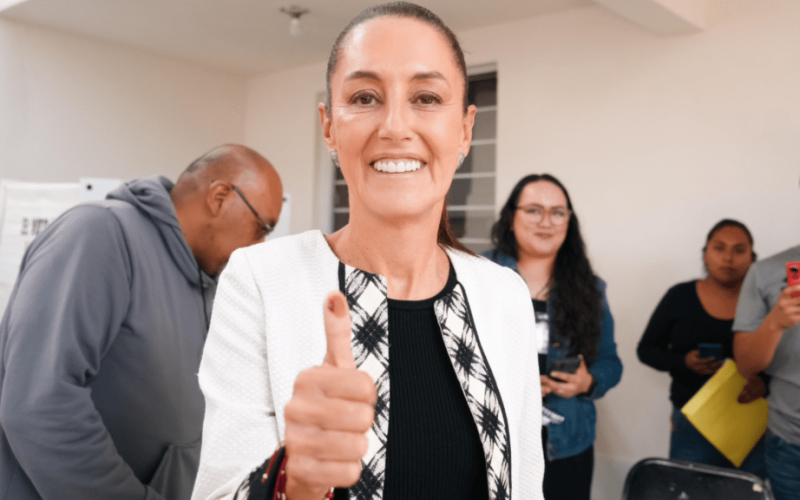 Claudia Sheinbaum é eleita 1ª presidente mulher da história do México