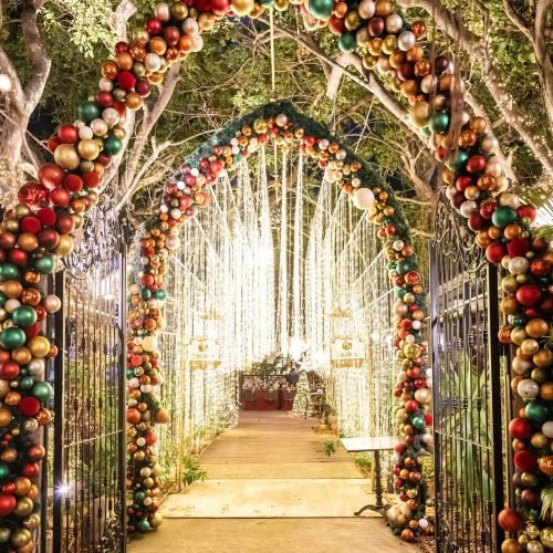 Reserve Garden ilumina o Natal com decoração com mais de 42 mil mini lâmpadas em JP