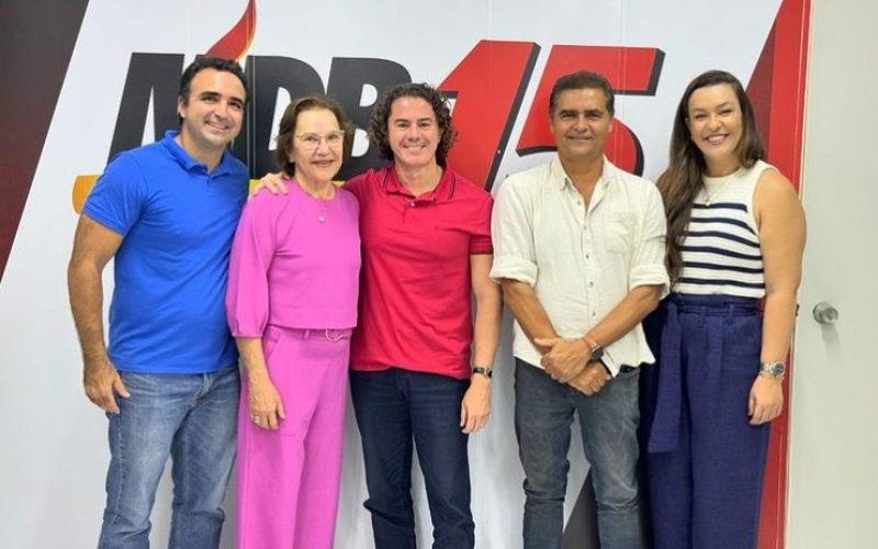 Léa Toscano se reúne com Veneziano e discute possível filiação ao MDB