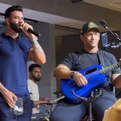 Gusttavo Lima surpreende fãs ao aparecer de surpresa no Bar do Cuscuz em Campina Grande