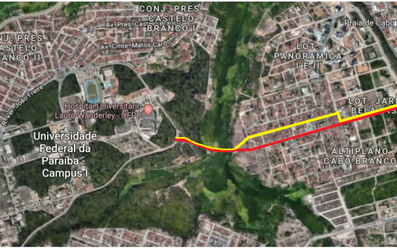 Novo binário no Altiplano muda trânsito e facilita acesso à UFPB a partir desta quinta