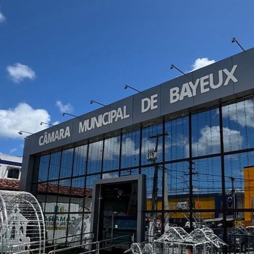 Câmara de Bayeux prepara concurso público com 21 vagas; edital deve ser publicado em breve