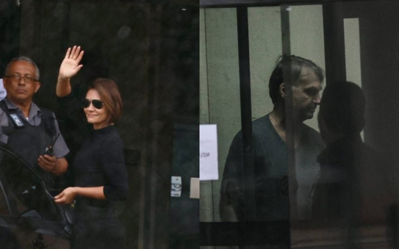 STF autoriza Michelle, Laura e Carlos Bolsonaro a visitarem Jair Bolsonaro na sede da Polícia Federal