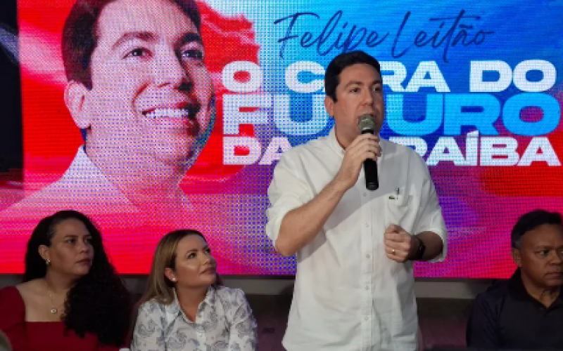 Felipe Leitão anuncia apoio a Cícero Lucena na disputa pelo governo da Paraíba