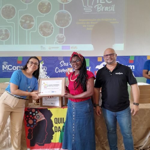 Instituições paraibanas são beneficiadas com 75 computadores em cerimônia do IEC-Brasil