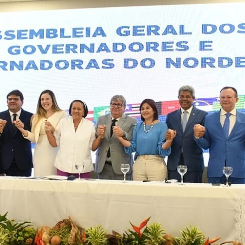 João Azevêdo passa o cargo e Fátima Bezerra assume presidência do Consórcio Nordeste