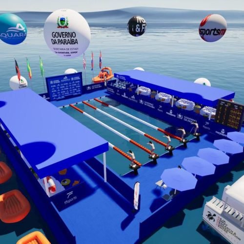 Paraíba World Beach Games: Capital recebe primeiro evento com piscina flutuante no mar