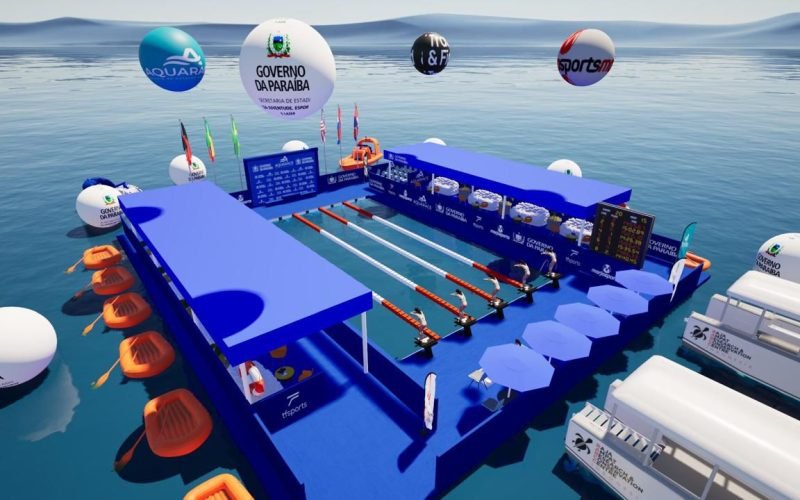 Paraíba World Beach Games: Capital recebe primeiro evento com piscina flutuante no mar