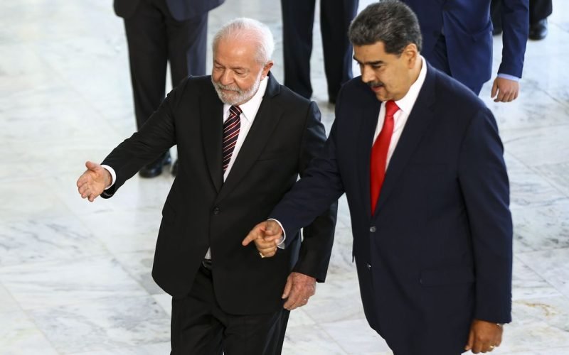 Brasília (DF), 29/05/2023 - O presidente Luiz Inácio Lula da Silva recebe o presidente da Venezuela, Nicolás Maduro, no Palácio do Planalto. Foto: Marcelo Camargo/Agência Brasil