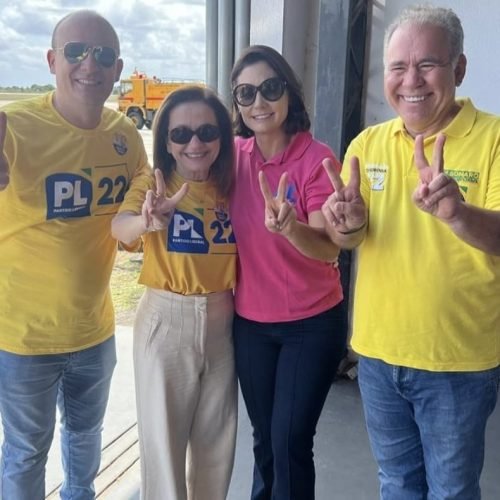 Michelle Bolsonaro desembarca em JP para apoiar candidatos em reta final de campanha