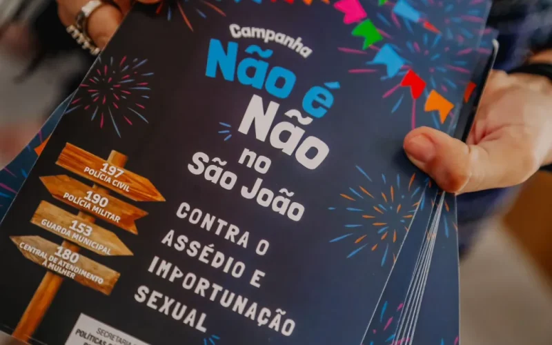 PMJP lança campanha ‘Não é Não’ contra assédio e importunação sexual no São João
