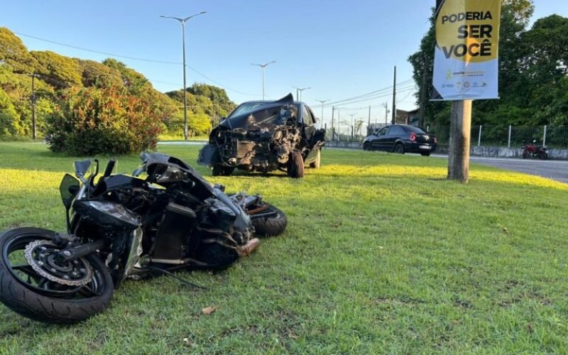 Maio Amarelo: Veículos destruídos em acidentes são expostos em João Pessoa para alertar motoristas