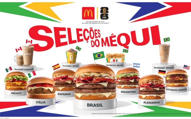 McDonald’s lança “Seleções do Méqui” e inicia pré-venda do combo Brasil para a Copa de 2026
