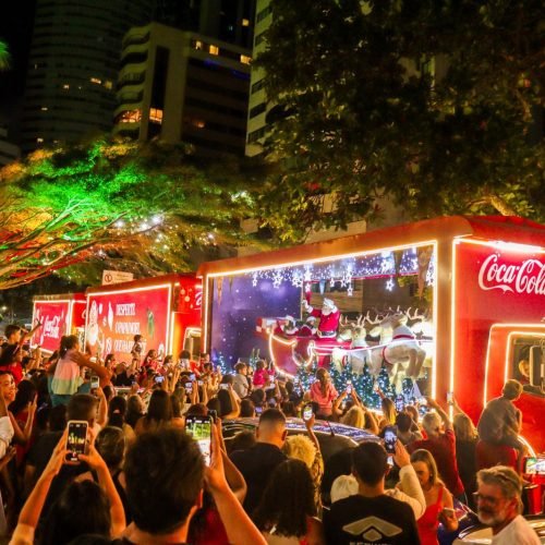 Caravana de Natal da Coca-Cola chega a Campina Grande neste sábado; confira percurso