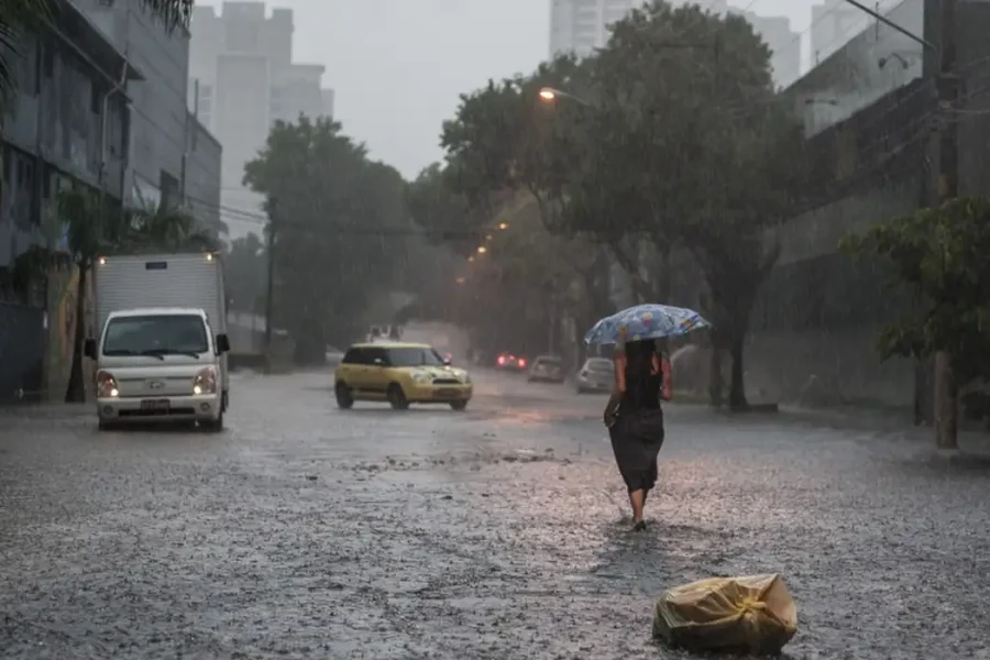 Paraíba entra em alerta para chuvas fortes por quatro dias e ventos de até 100 km/h