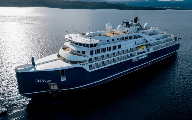 Cruzeiro de luxo SH Vega atraca no Porto de Cabedelo nesta quarta-feira