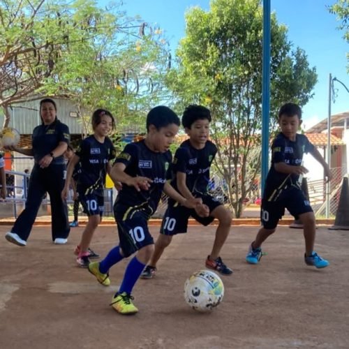 João Pessoa recebe ação social do Sicredi e Visa para beneficiar crianças por meio do futebol