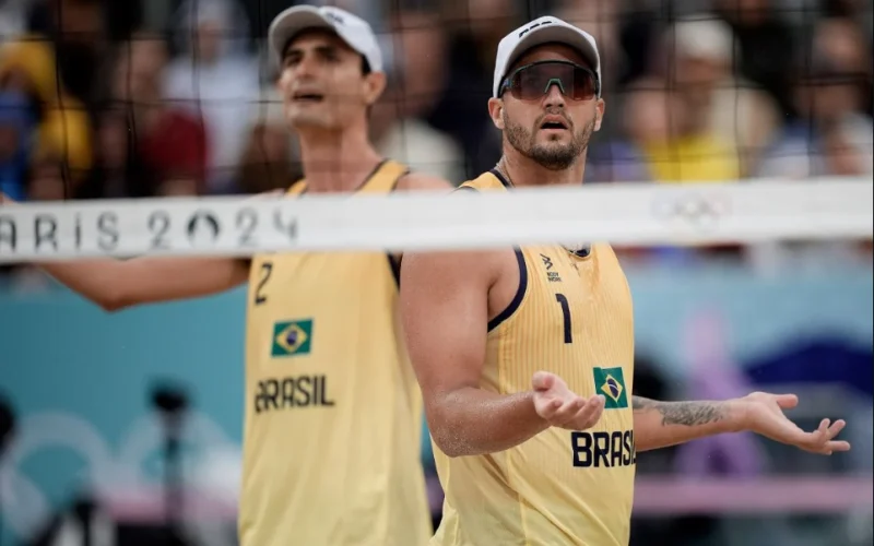 André e paraibano George perdem para dupla de Cuba no vôlei de praia