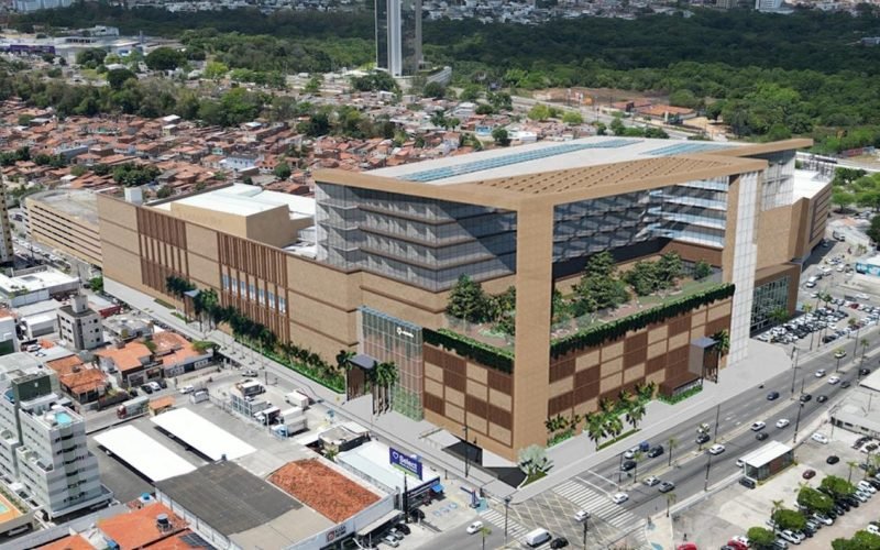 Manaíra Shopping anuncia nova fachada, seis pavimentos e jardim na cobertura