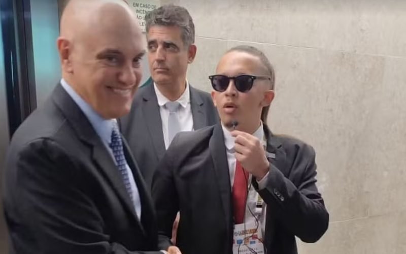 Alexandre de Moraes brinca com humorista paraibano que viralizou como seu “advogado”